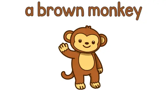 A Brown Monkey Printable