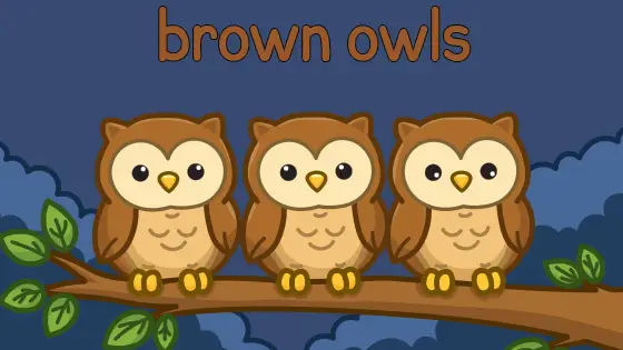 Brown Owls Printable
