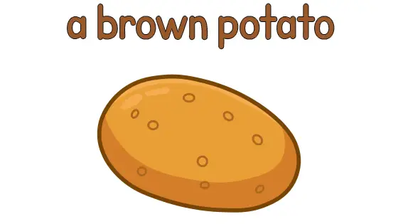 A Brown Potato Printable