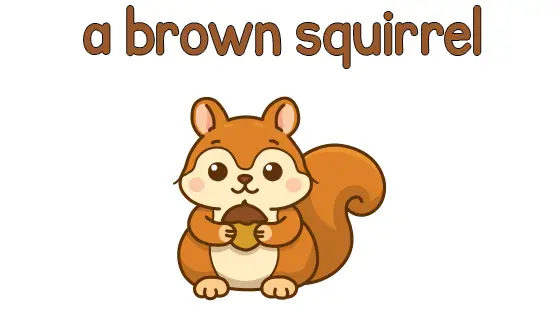 A Brown Squirrel Printable
