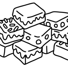 Brownie Overload Coloring Page
