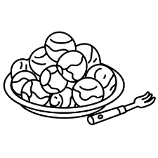 Brussel Sprouts Coloring Page
