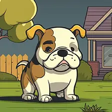 Bulldog Coloring Page Color