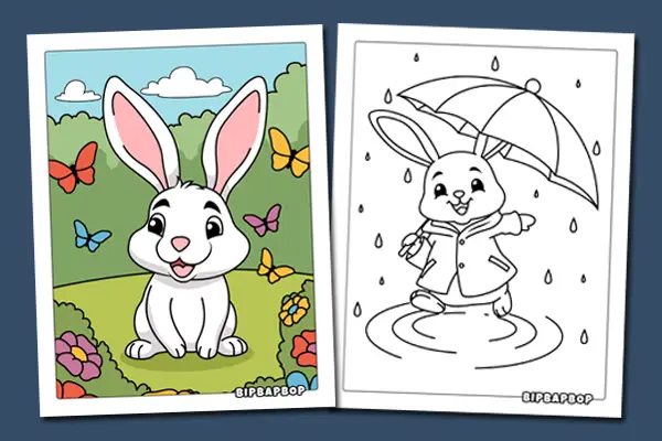 Bunny Coloring Pages