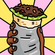 Burrito Coloring Page
