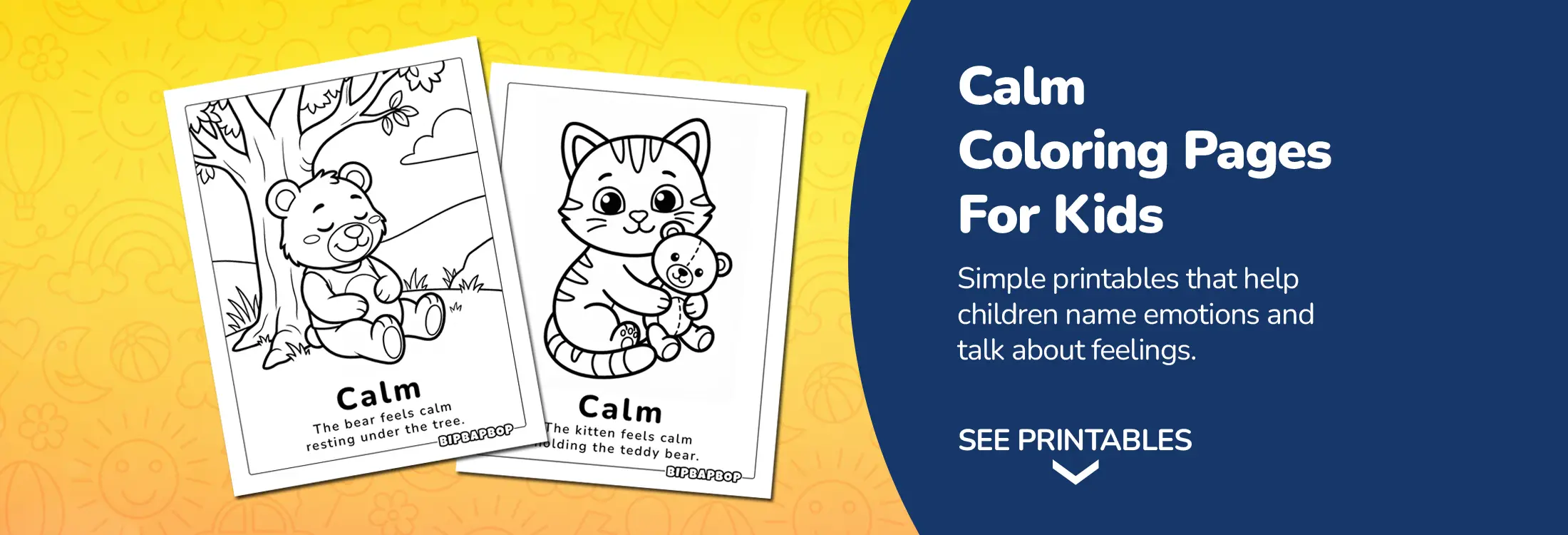 Calm Emotion Coloring Pages