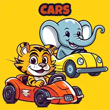 Cute Car Colouring Pages