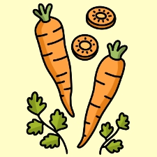 Carrot Coloring Page