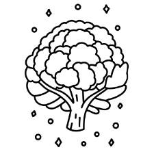 Cauliflower Coloring Page