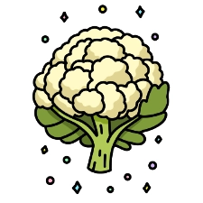 Cauliflower Coloring Page