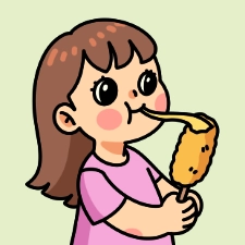 Cheese Pull Coloring Page