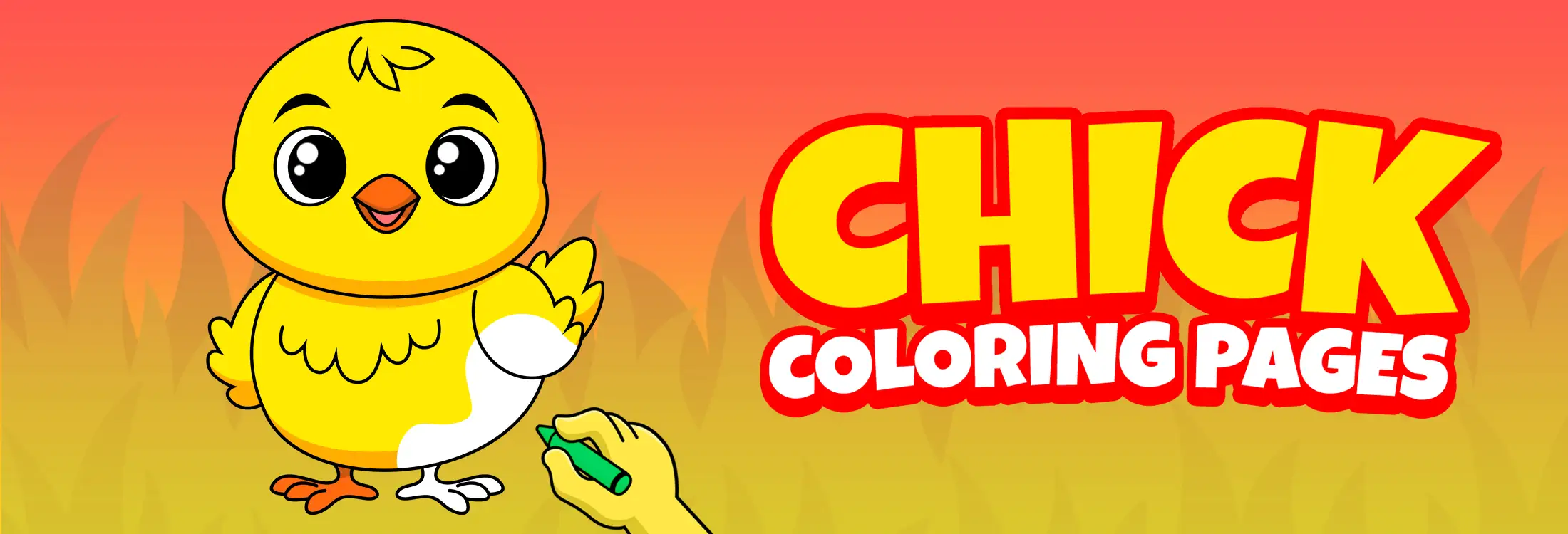 Chick Coloring Pages