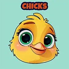 Chick Colouring Pages