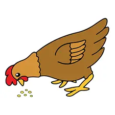 Chicken Pecking Printable