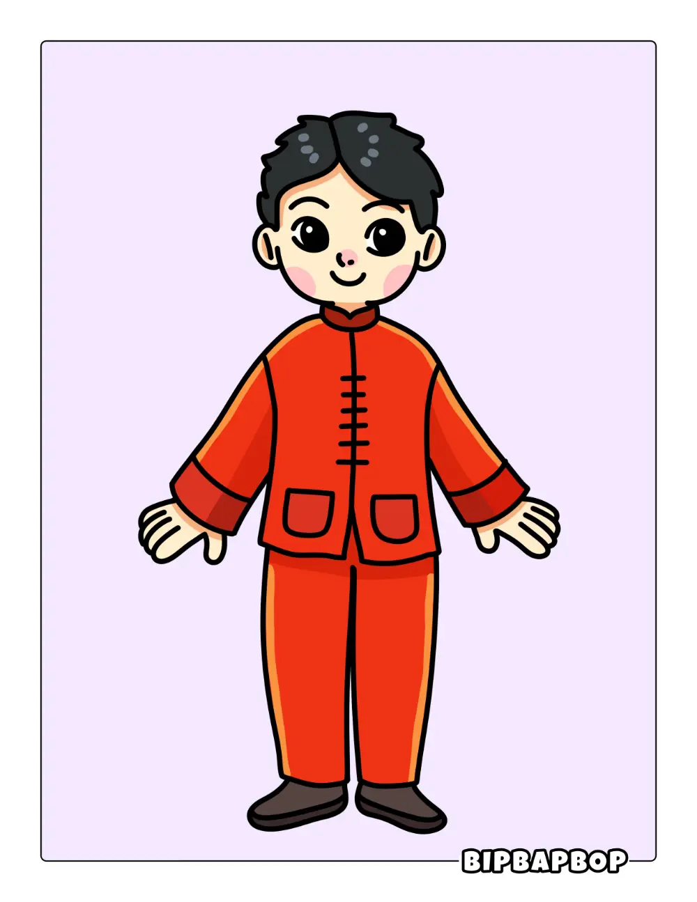 Chinese Boy Printable