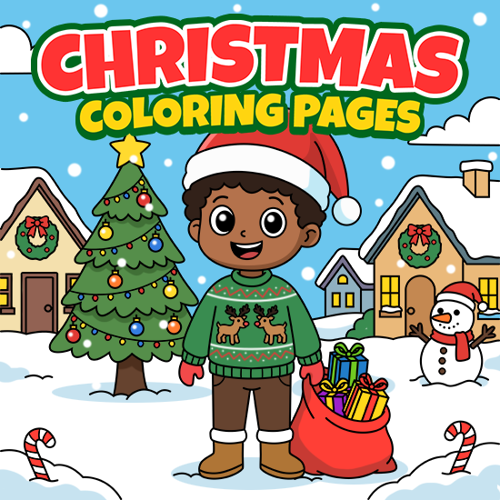 Christmas coloring pages