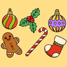 Christmas Decoration Coloring Page