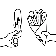 Churros Coloring Page