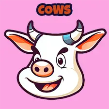 Cute Cow Colouring Pages