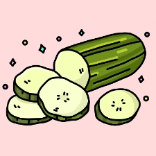 Cucumber Coloring Page