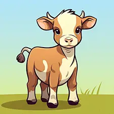 Cute Cow Printable
