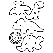 Dino Nuggets Coloring Page