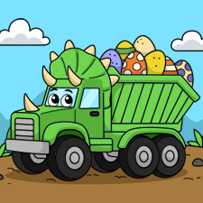 Dinosaur Truck Printable