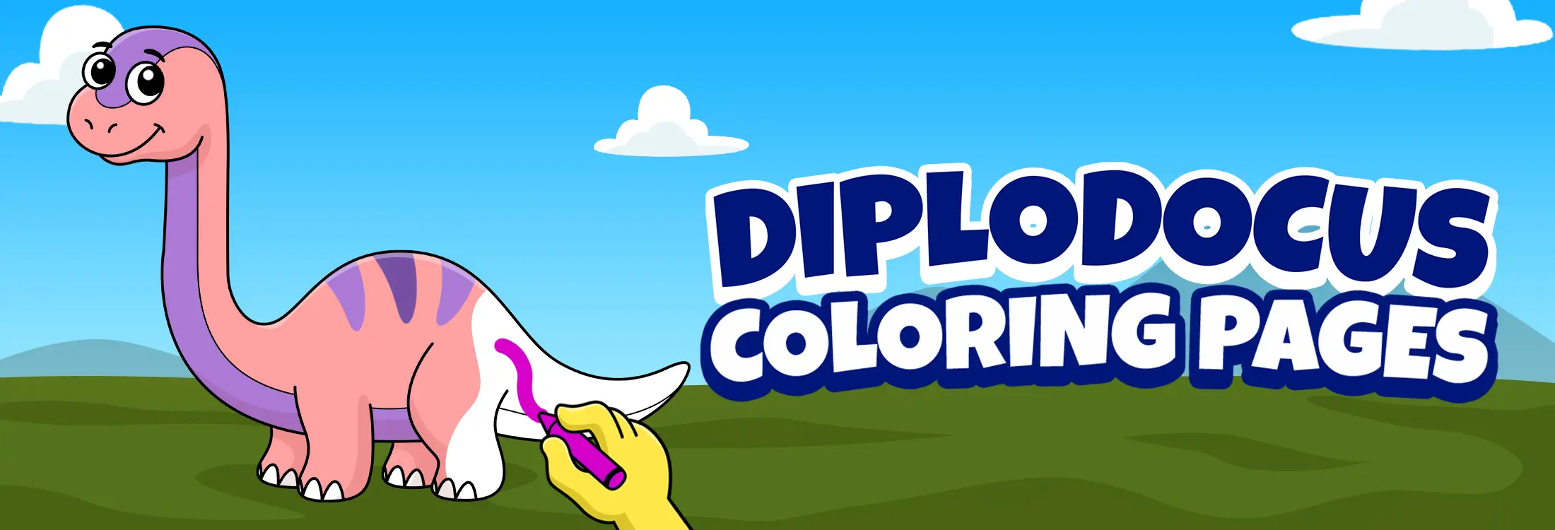 Diplodocus Coloring Pages