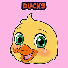 Ducks Coloring Page For Kids
