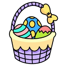 Easter Egg Basket Coloring Page