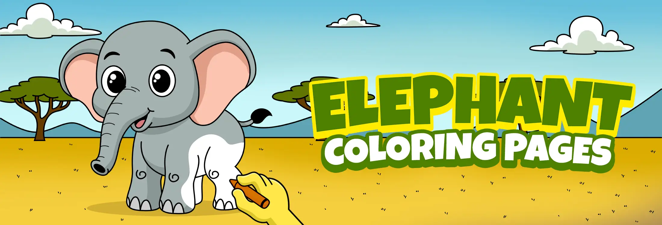 Elephant Coloring Pages
