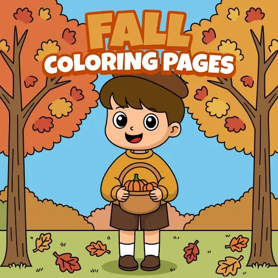 Fall coloring pages