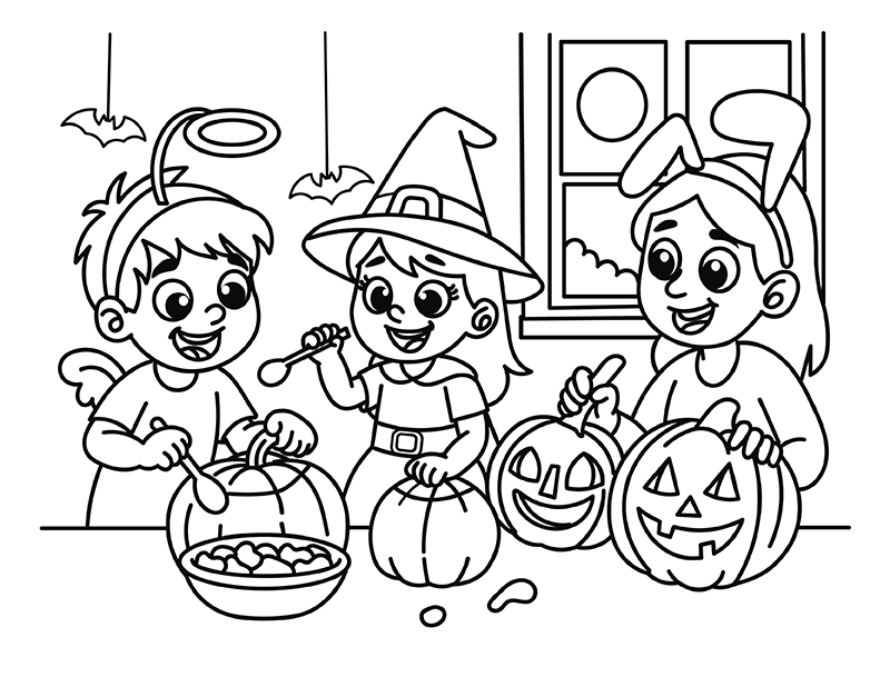 Family Pumpkin Carving