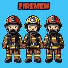 Fireman Colouring Pages