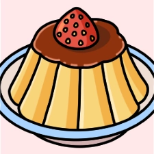 Flan Coloring Page