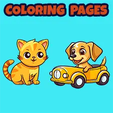 Easy Colouring Sheets