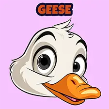 Goose Colouring Pages