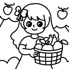 Garlic Bread Coloring Page