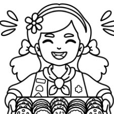 Girl Scout Coloring Page