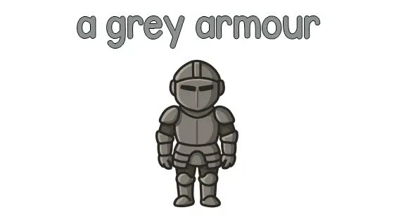A Grey Armour Printable