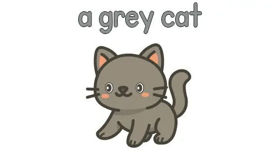 A Grey Cat Printable