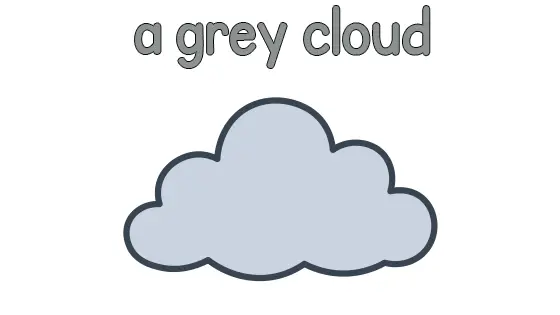 A Grey Cloud Printable