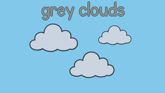 Grey Clouds Printable