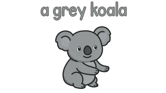 A Grey Koala Printable