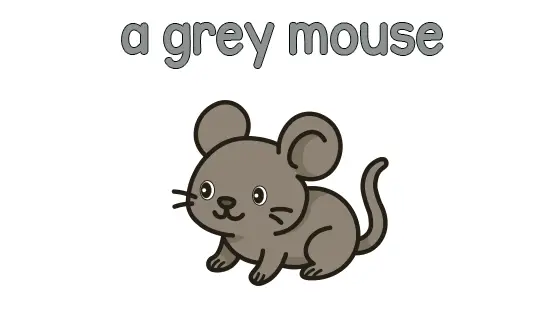 A Grey Mouse Printable