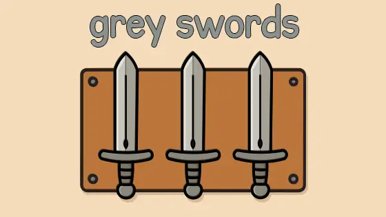 Grey Swords Printable