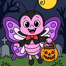 Halloween Butterfly Printable