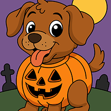 Halloween Dog Printable