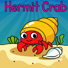 Happy Hermit Printable