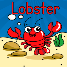Happy Lobster Printable